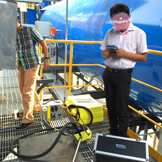 瑞新,熱電,的,煙氣,排放口,測試,采用,JCT,預,